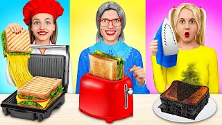 Desafío de Cocina Yo Contra la Abuela | Batalla de Comida Secreta en la Cocina por MEGA GAME