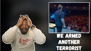 AMERICAN REACTS TO Volker Pispers history of USA and terrorism 3 of 5