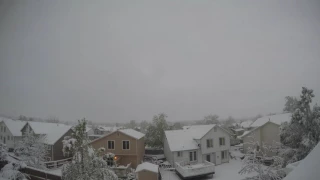 Denver Colorado Snow Storm Timelapse 4/28/17 - 5/1/17