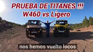 Prueba comparativa entre el Mercedes 300 GD (w460) y el Land Rover Santana Ligero | Review 4x4