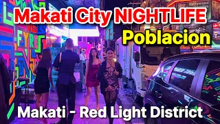 Philippines MAKATI CITY NIGHTLIFE | Night Walk at Poblacion - Red Light District