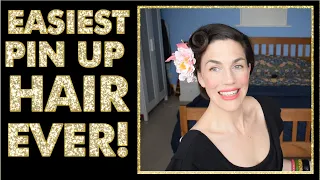 VINTAGE hair UPDO tutorial: PERFECT for WORK