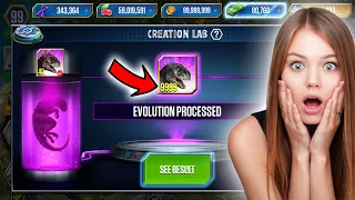 How To Evolve DINOSAURS at LEVEL 9999! ( Tutorial ) | Jurassic World: The Game