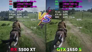 Gtx 1650 S vs Rx 5500 xt