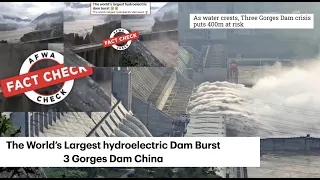 The World’s Largest hydroelectric Dam Burst 3 Gorges Dam China