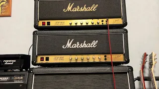 Marshall jcm 800 2203 horizontal inputs the best amp for Sayer tone