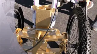 A Tricycle-Front suspension tilting tricycle for scooter, E-bike - 3 WHEEL BIKE