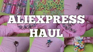 Aliexpress Nail Haul | Charms | Barbie Foils 🎀