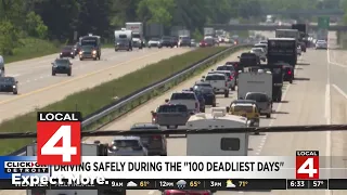Police warn drivers about start of '100 deadliest days' on roadway