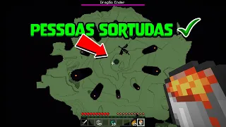 PESSOAS MAIS SORTUDAS NO MINECRAFT