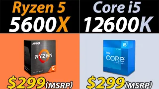 Ryzen 5 5600X Vs. i5-12600K | How Much Performance Difference?