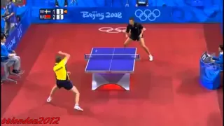 Jörgen Persson vs Vladimir Samsonov (Beijing 2008)