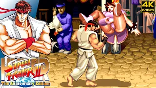 Hyper Street Fighter II - Ryu (WW) (Arcade / 2003) 4K 60FPS