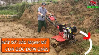 Chẳng cần chuyển hướng máy xới đất vẫn chạy tốt