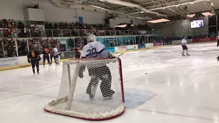 Logan Fredricks 1st home ice goal as a Guildford Flames player