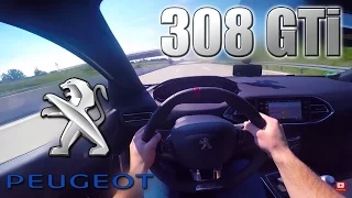 2016 Peugeot 308 GTi (0- 250 Km/h) POV- Autobahn Acceleration, Top speed TEST ✔