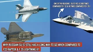 HEAD OF THE SUKHOI DESIGN BUREAU CLAIMS SU 57 IS SUPERIOR TO F22 & F 35 - 3 REASONS WHY HE IS WRONG!