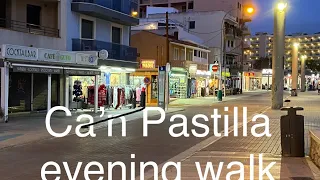 Evening Walk And Train Ride From Can Pastilla To S’Arenal. Mallorca.