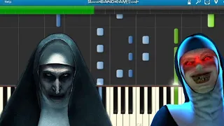Evil Nun All Ending Theme Music Piano Synthesia