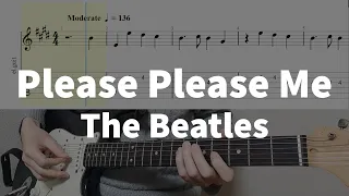 Please Please Me - The Beatles | guitar tab easy