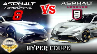 Naran Hyper Coupe: Asphalt 8 vs Asphalt 9