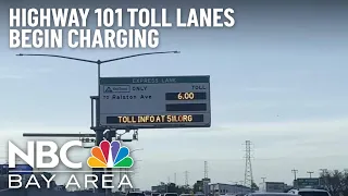 Highway 101 Toll-Based Express Lanes Begin Charging on the Peninsula