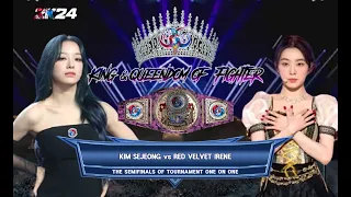 WWE 2K24 KPOP UNIVERSE MODE KING&QUEENDOM OF FIGHTER Story #07-2 KIMSEJEONG vs IRENE