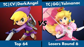 Battle for Bryan!!! 4 Top 64 – TC|CV|DarkAngel (Toon Link) vs TCGG|Yalmanac (Peach)