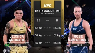 UFC 5: Clash of Titans - Jessica Andrade vs Rose Namajunas
