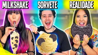 MILKSHAKE, SORVETE OU REALIDADE!! QUEM GANHOU?! - BLOG DAS IRMÃS