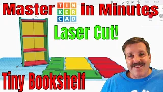 Create a Tiny Tinkercad Bookshelf for Laser Cutting in Minutes