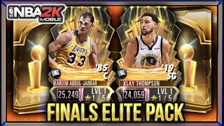 PINK DIAMOND FINALS THEME ELITE PACK OPENING! | NBA 2K20 Mobile Season 2 Finals Theme