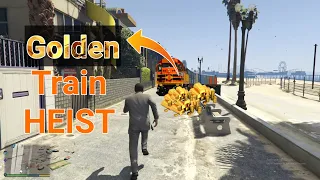 robbing golden train in gta 5 | golden train heist