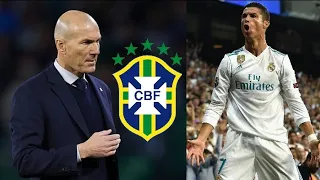 Brezil Chwazi ZIDANE pou antrene Seleksyon an.  CRISTIANO siprann tout moun.