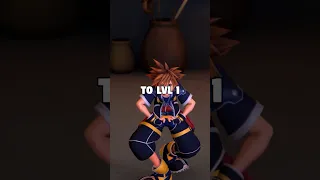 Every reason Sora resets to Lvl. 1 in Kingdom Hearts #kingdomhearts #shorts