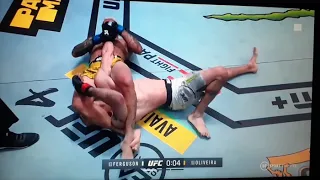 tony ferguson vs Charles oliveira arm bar