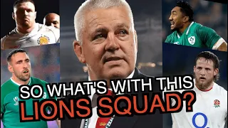 So what's with this Lions squad? | SQUAD ANALYSIS & REACTION