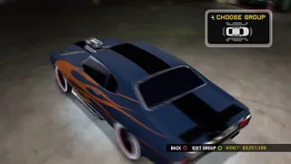 Midnight club customizing and racing: 1970 Chevelle SS