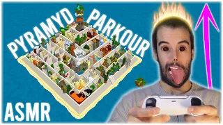 ASMR FAST MOUTH SOUNDS MINECRAFT PARKOUR PYRAMID SPEEDRUN - ASMR EN ESPAÑOL