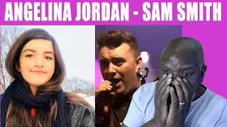 Reaction to ANGELINA JORDAN 12 ft SAM SMITH - I Know I'm Not The Only One