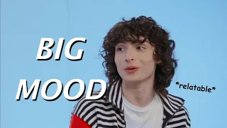 finn wolfhard being a whole MOOD for 5 minutes straight