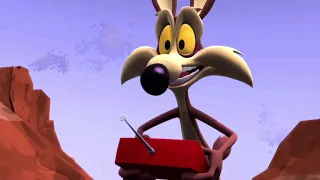 Wile E Coyote And The Road Runner In "Remote Out Of Control"
