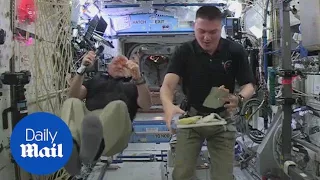 How to cook Thanksgiving dinner in space, by NASA astronauts - Daily Mail