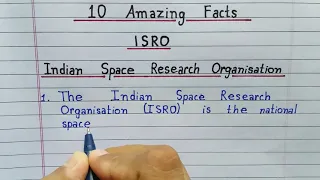 ISRO - 10 amazing facts about Indian Space Research Organisation