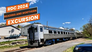 Reading and Northern RDC passenger train excursion.