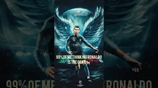 99% of me thinking Ronaldo is the goat but that 1% #messi #ronaldo #legends