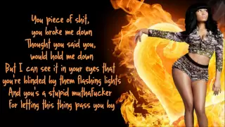 Nicki Minaj - Fire Burns Lyrics Video