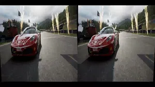 3D video POV  Ferrari cup challenge F430 VR google cardboard SBS 4K