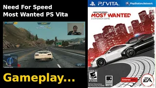 Need For Speed Most Wanted. PS Vita. Gameplay. Free Roam.