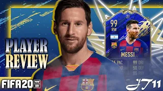 FIFA 20 TOTY MESSI 99 PLAYER REVIEW